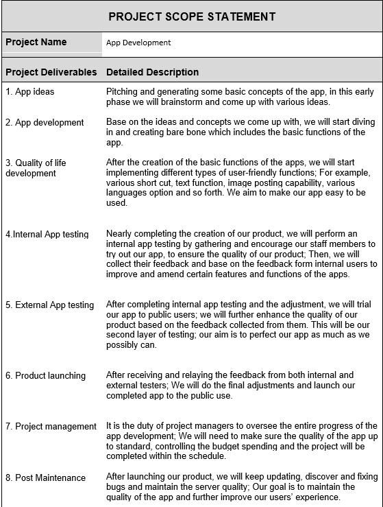 Project RACI Chart using the template below. Develop and complete the Project