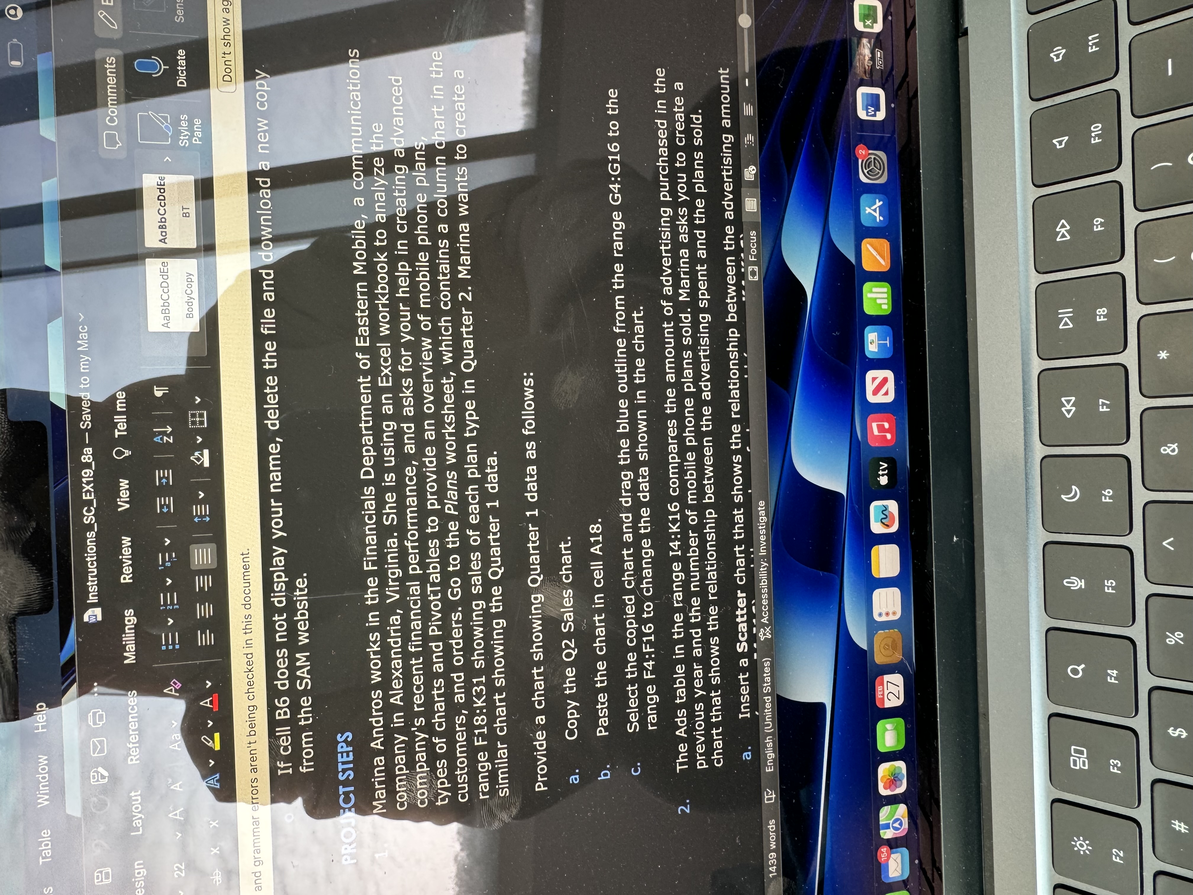  A*B*A.A*B*A. . If cell B6 does not display your name, delete