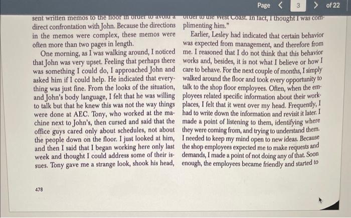 feedback - lack of innovation - cultural separation management narcissism negative perception