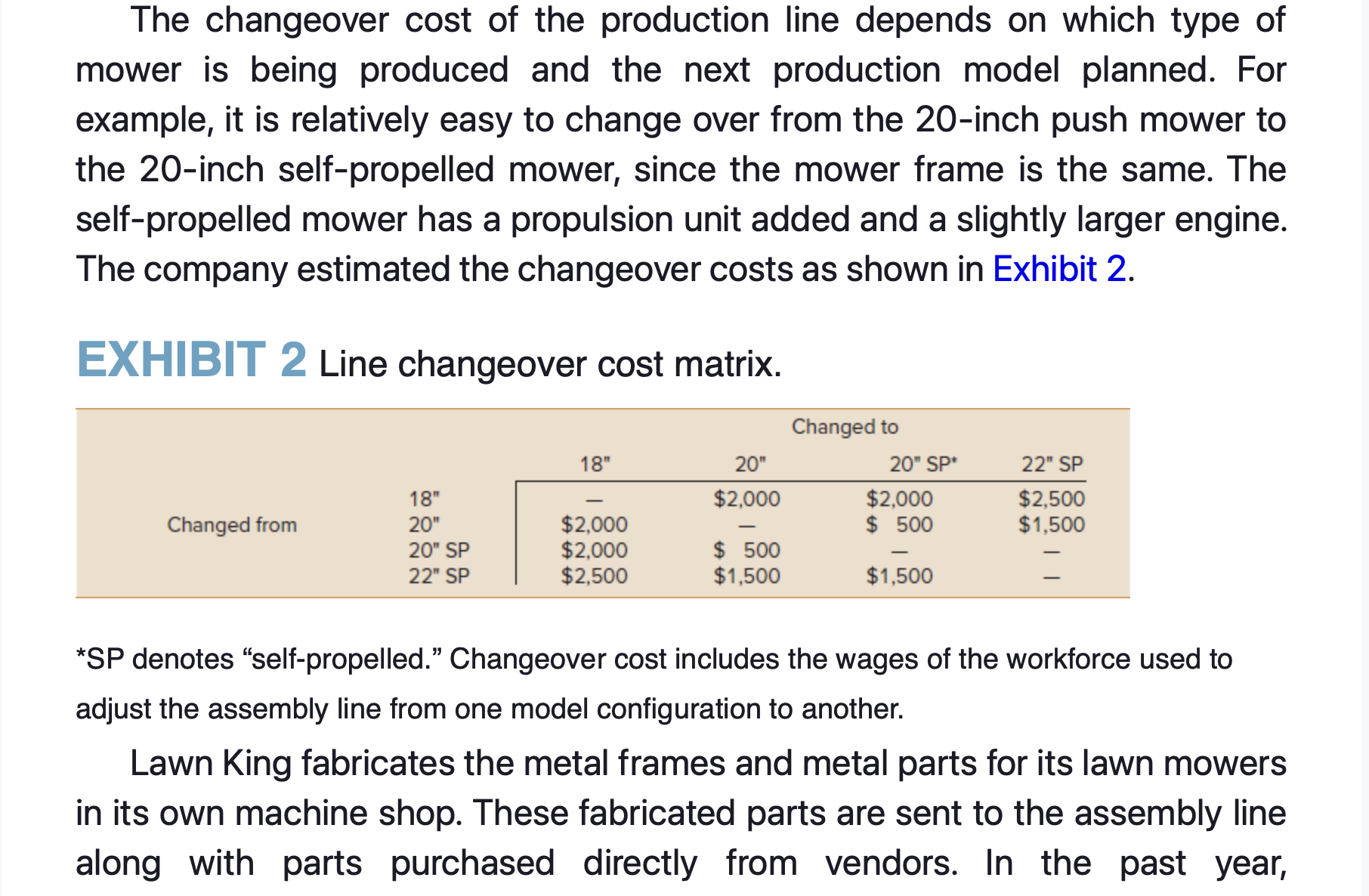 to these strategies. Level Level with overtime Chase Second shift John Conner,