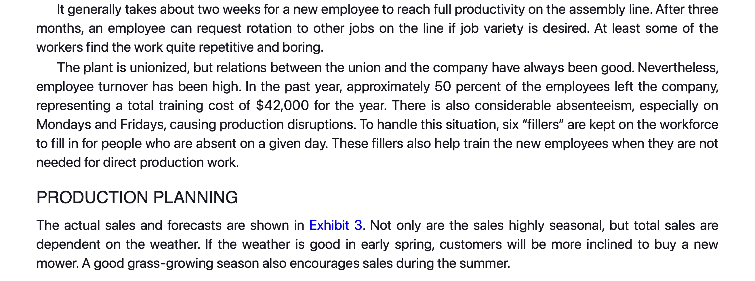 drove to the corporate headquarters in Moline, Illinois. John had asked his