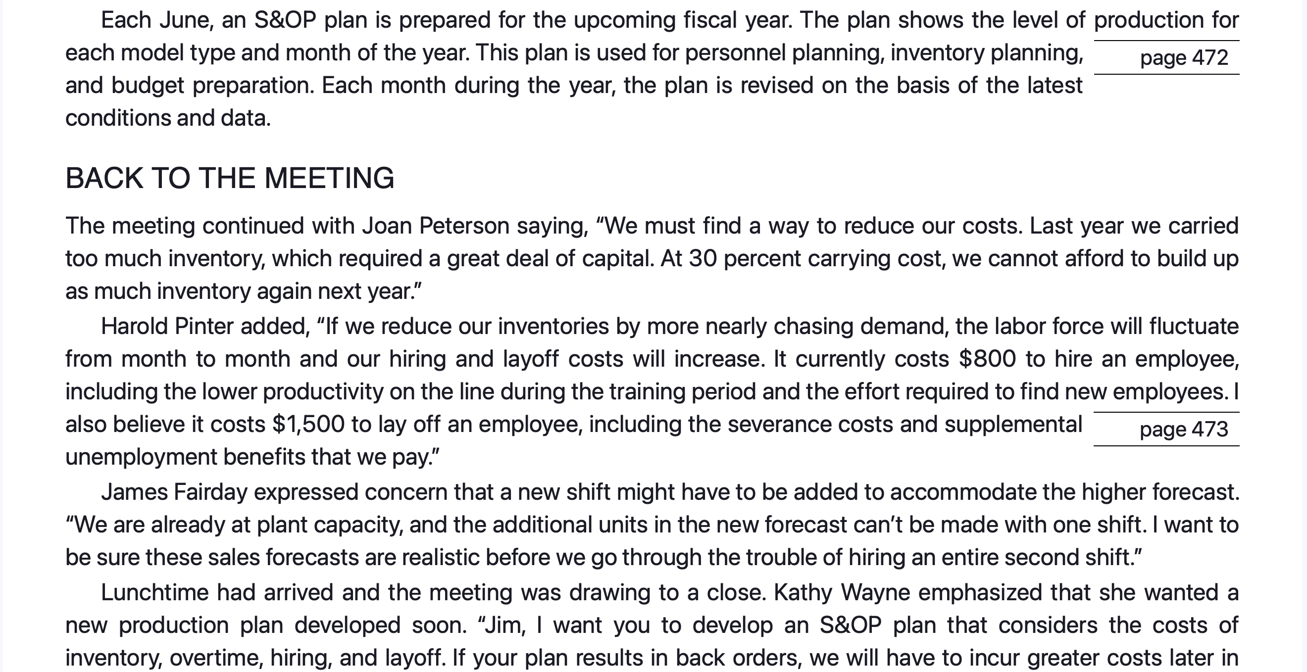 2020.1 When he arrived at the plant, the meeting was ready to