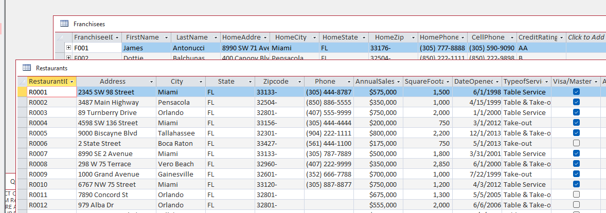 display all the fields mentioned; but do NOT display any field that