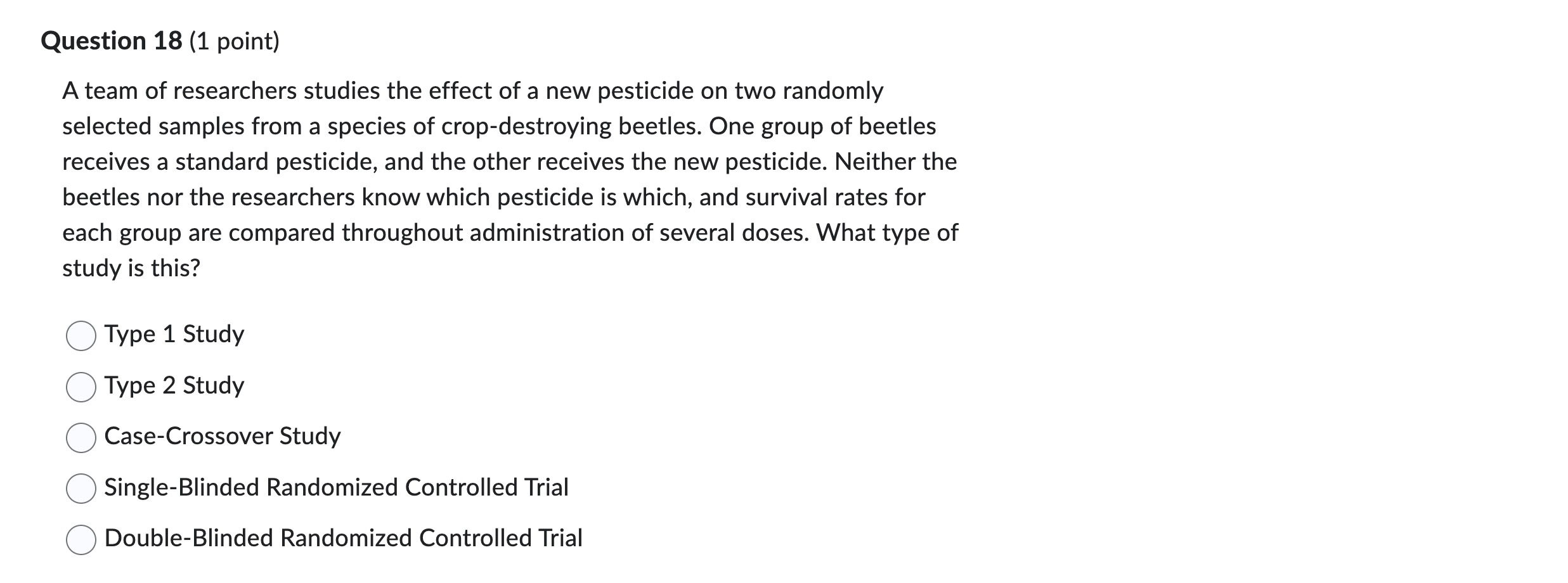 big mistake. Every data value in your mistaken dataset is ten points