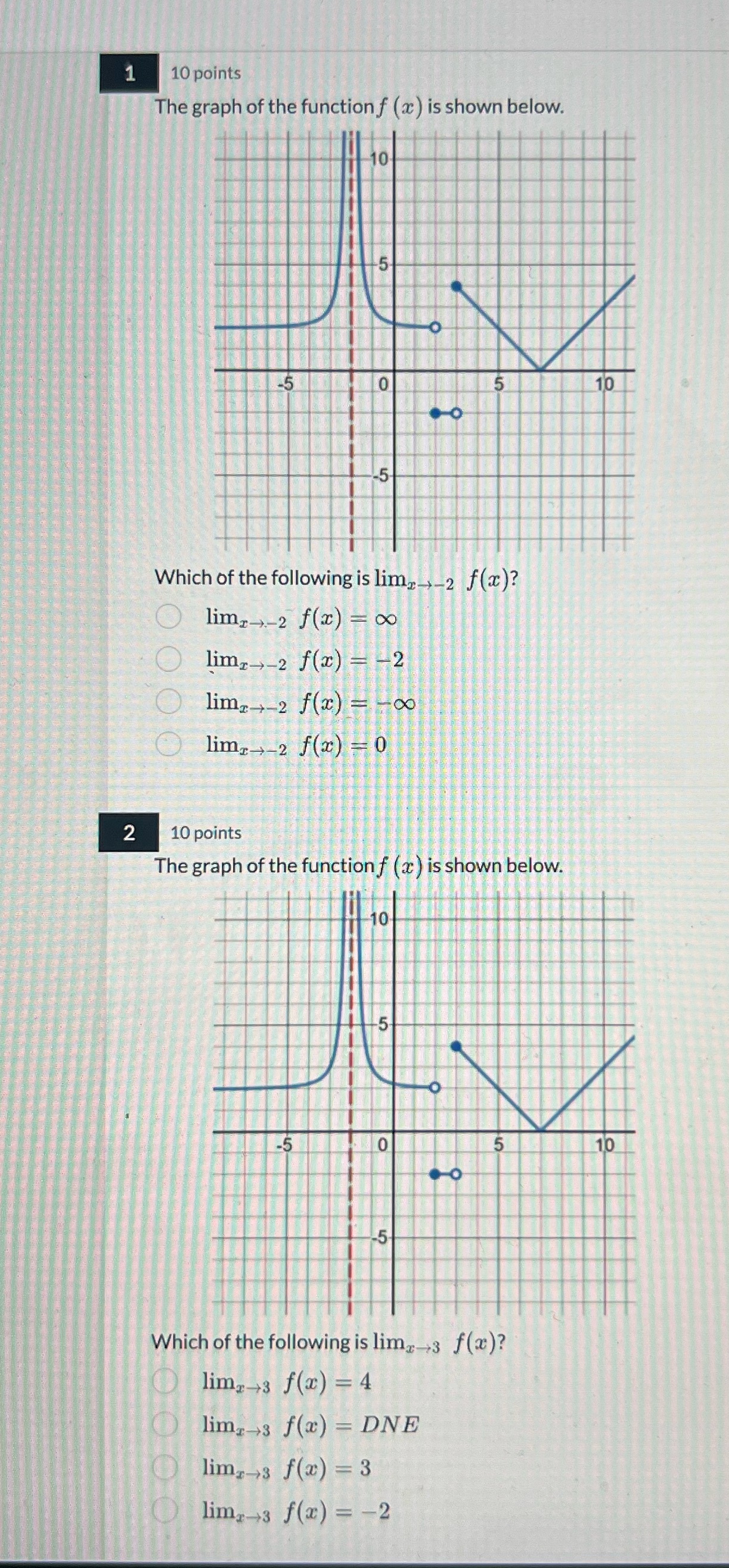 Hi , Im having trouble solving these problems. 1 10 points The