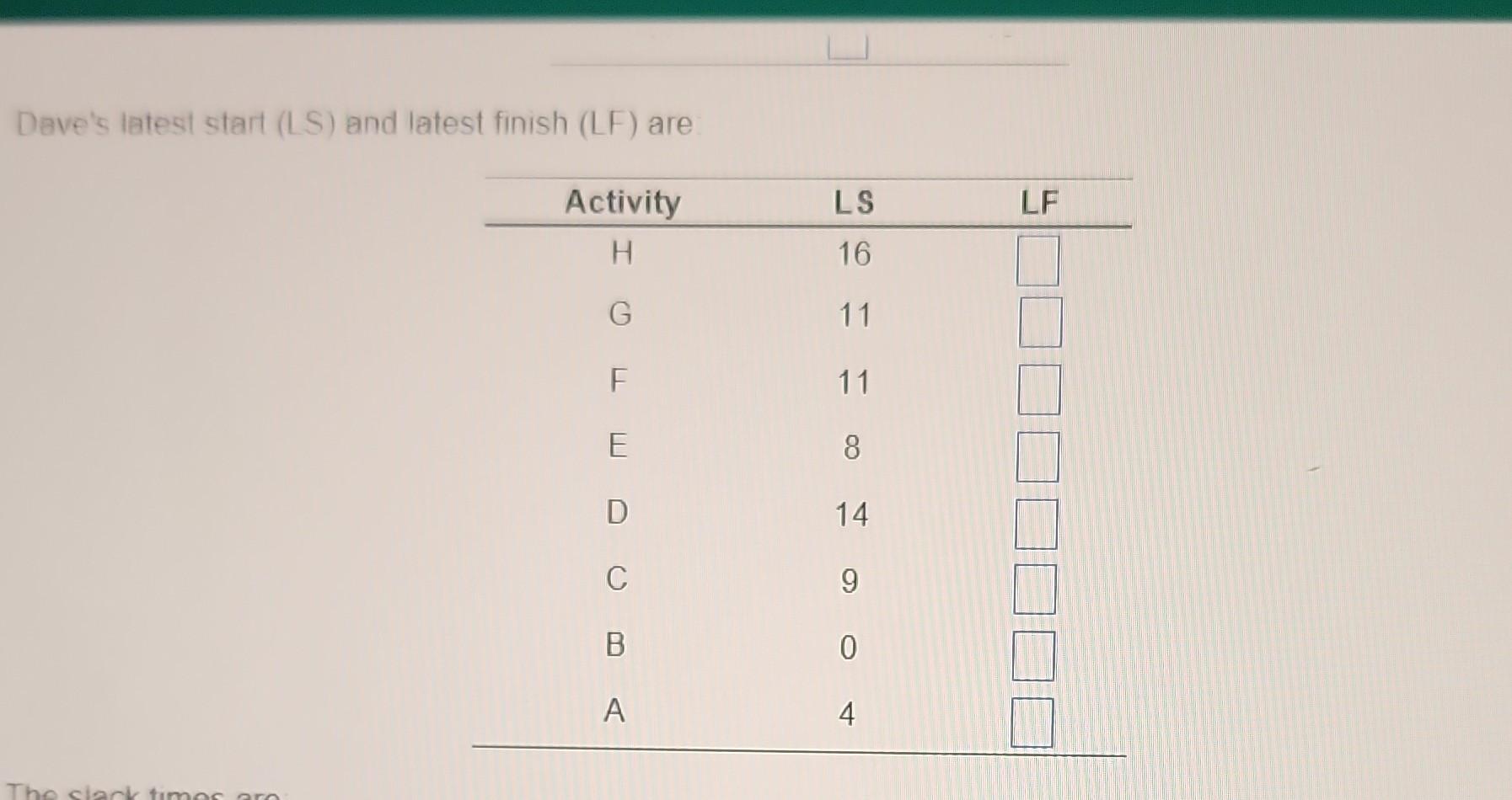 for constructing his laser scanning machine Fletcher would like to determine ES