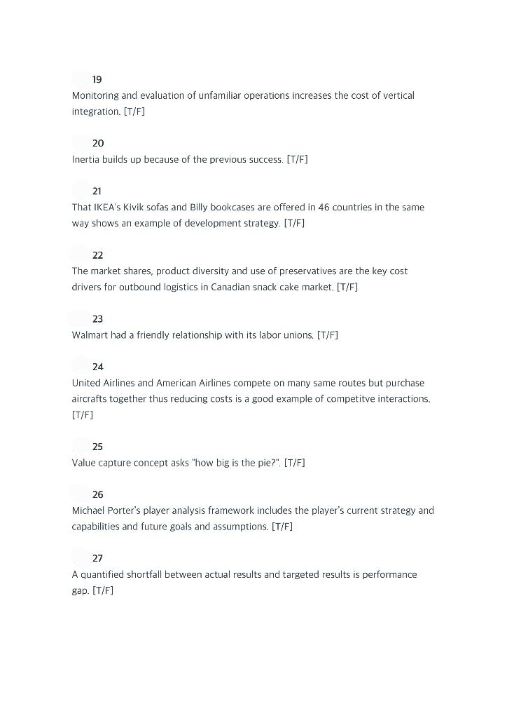 MINUS the size of pie (you are out of the game)". [T/F]