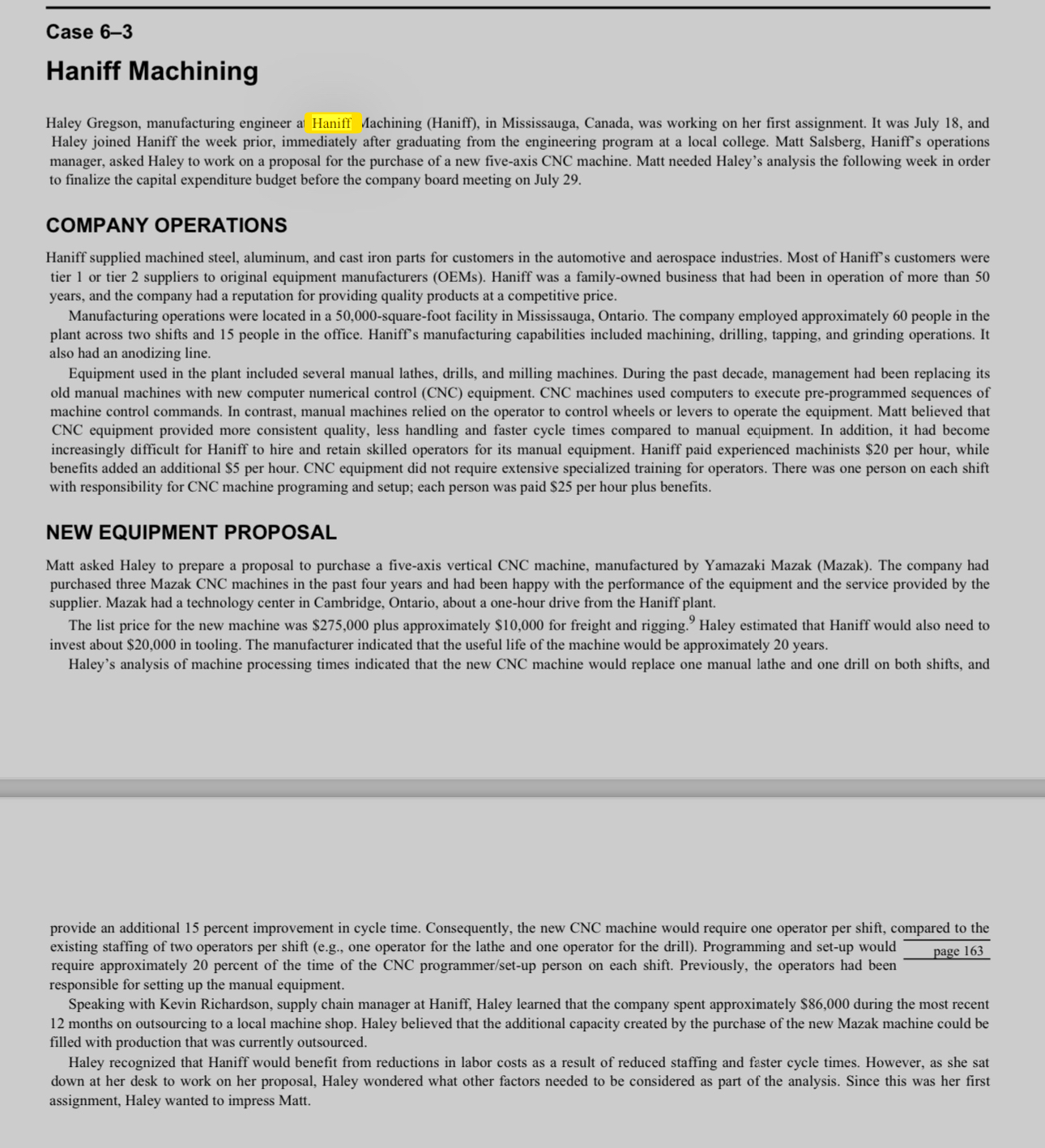  Based on the case, please present your recommendation and back up