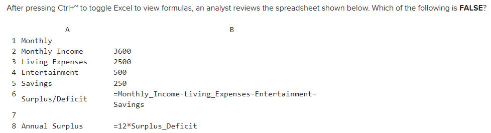 a) Cell B2 is a formula cell. b) Cell B3 is