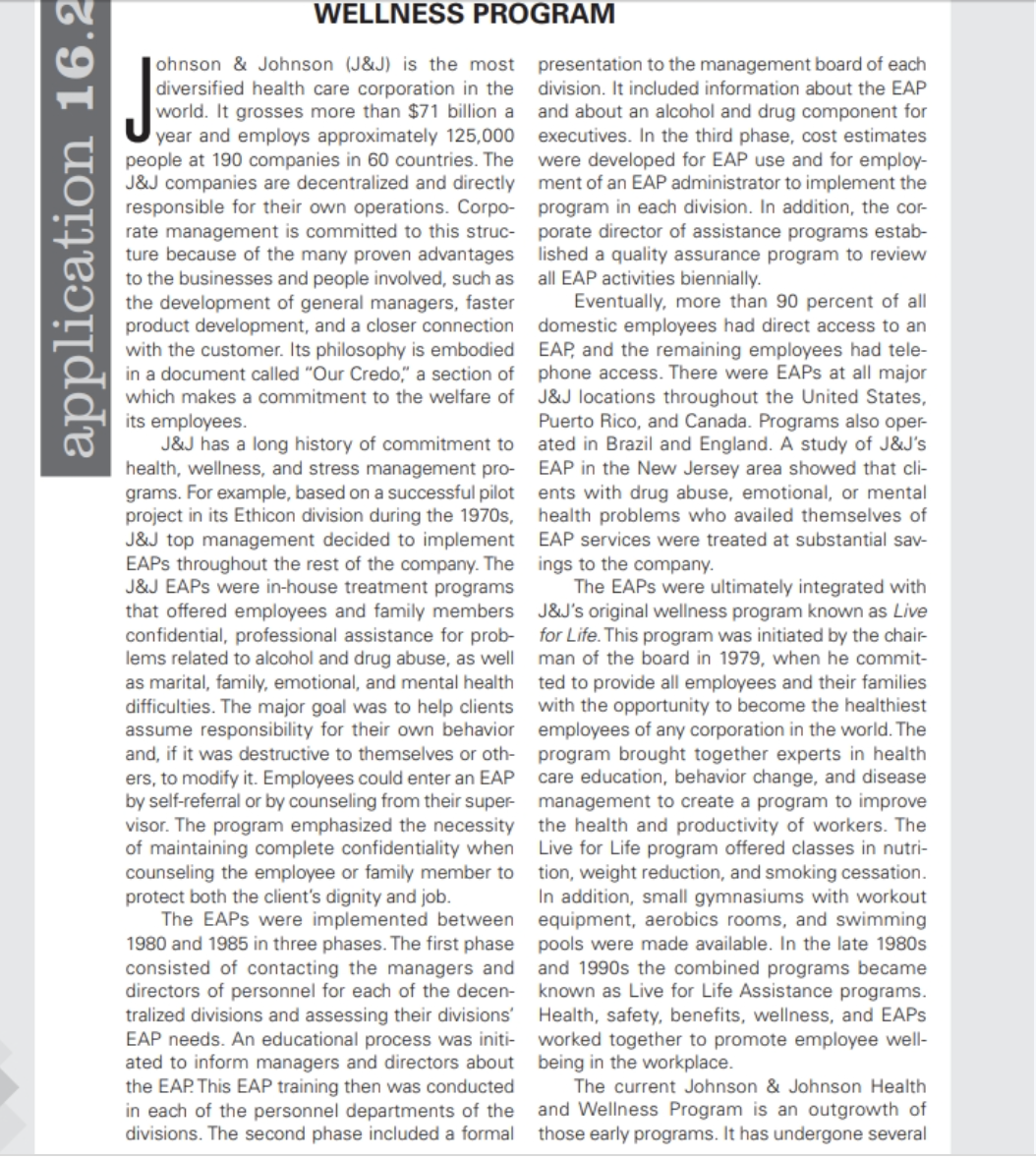 Read the case study on Johnson & Johnsons health and wellness program