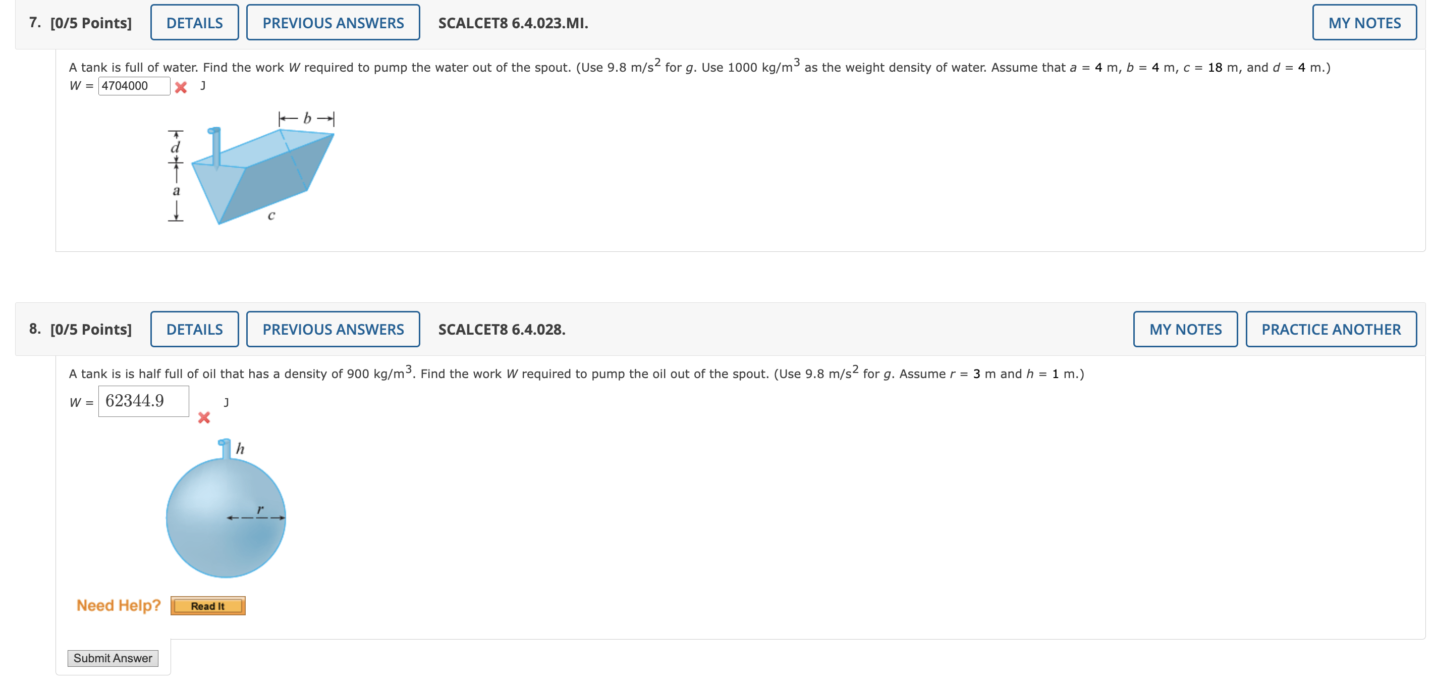 Please answer the two questions below, that's a little bit tricky 7.