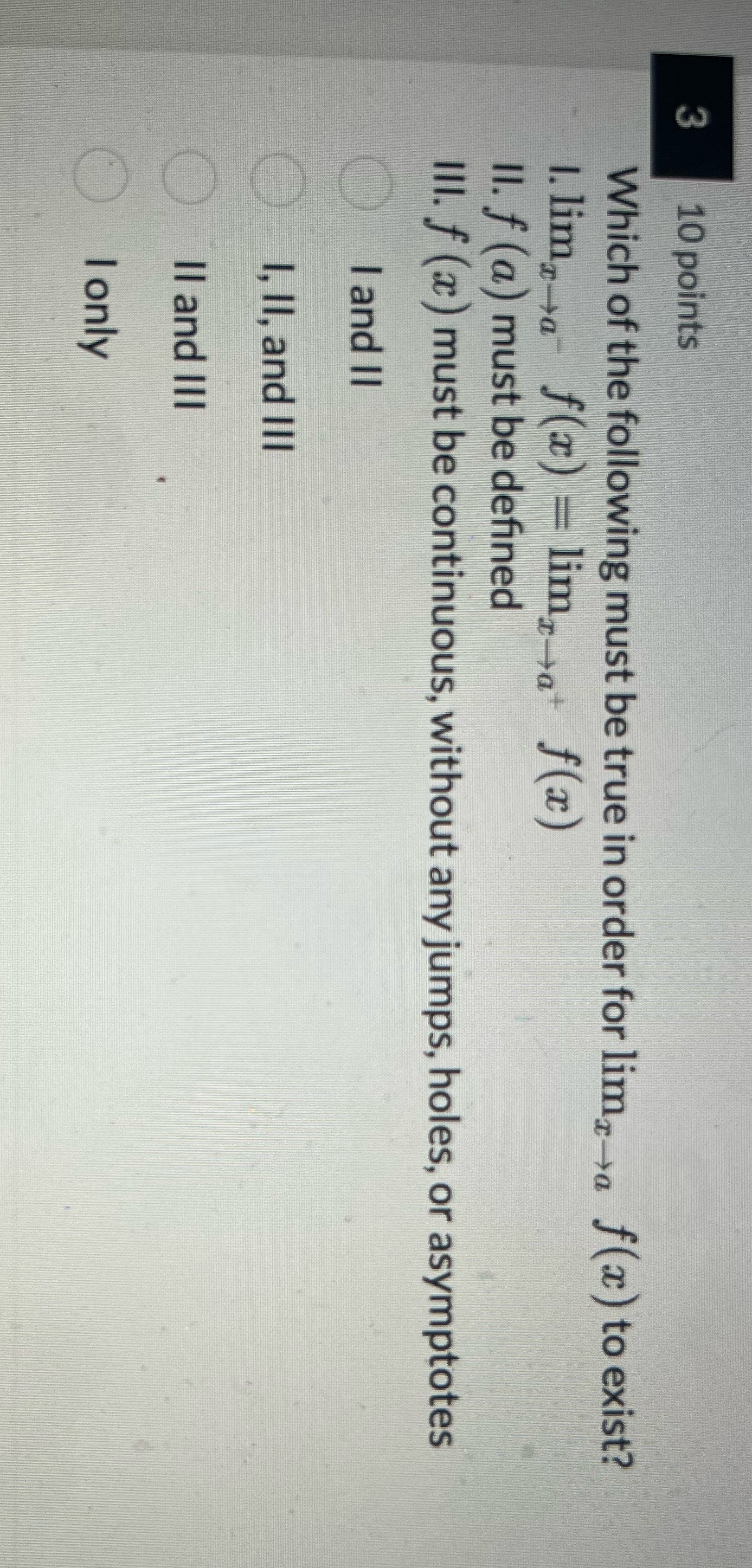 Hi , Im having trouble solving these problems. 10 points Which of