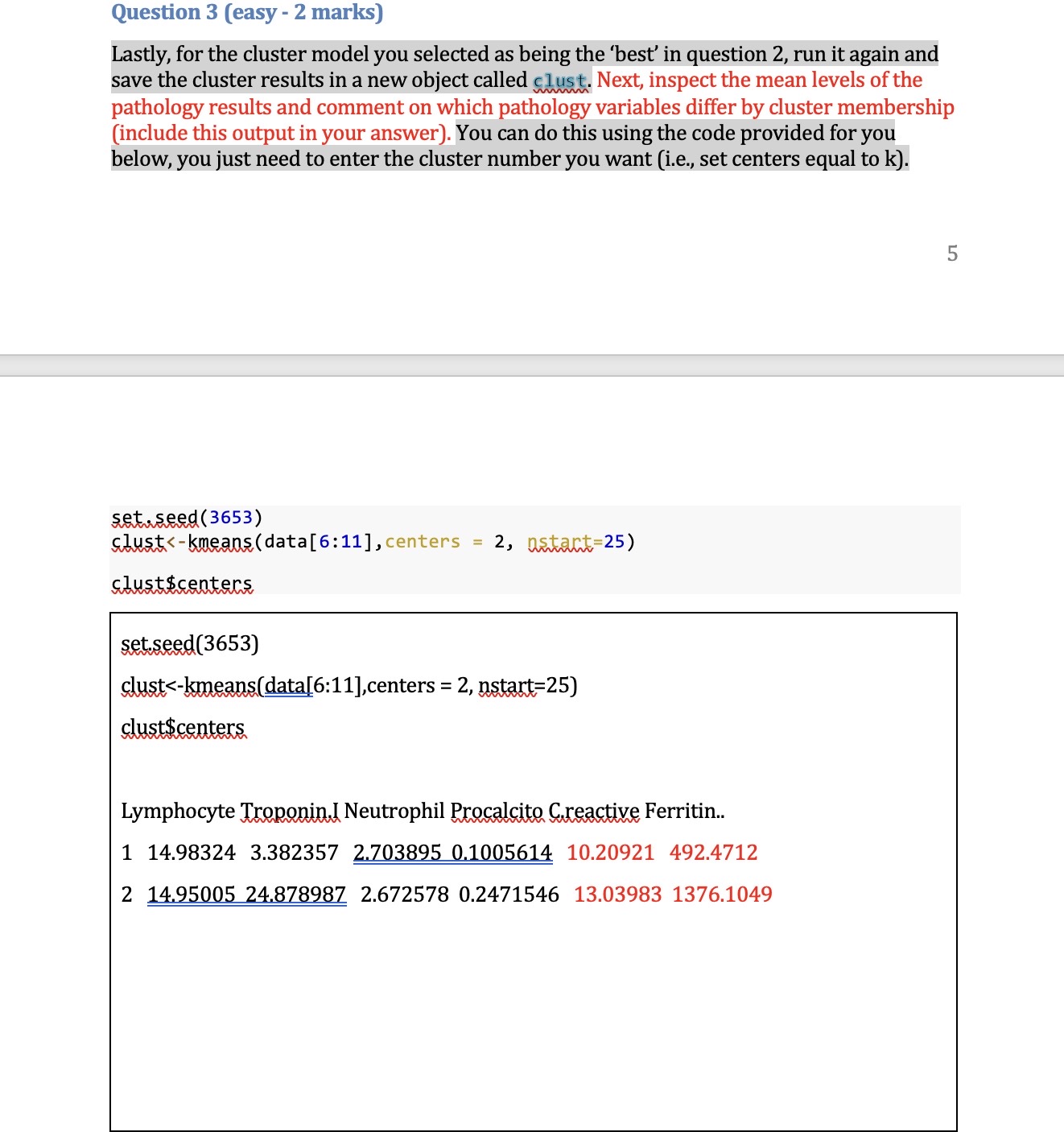 patients who did not have COVID 19, truncate the variable names, and