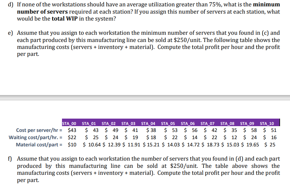 queueing network illustrated below. 275 jobs arrive daily at the network through
