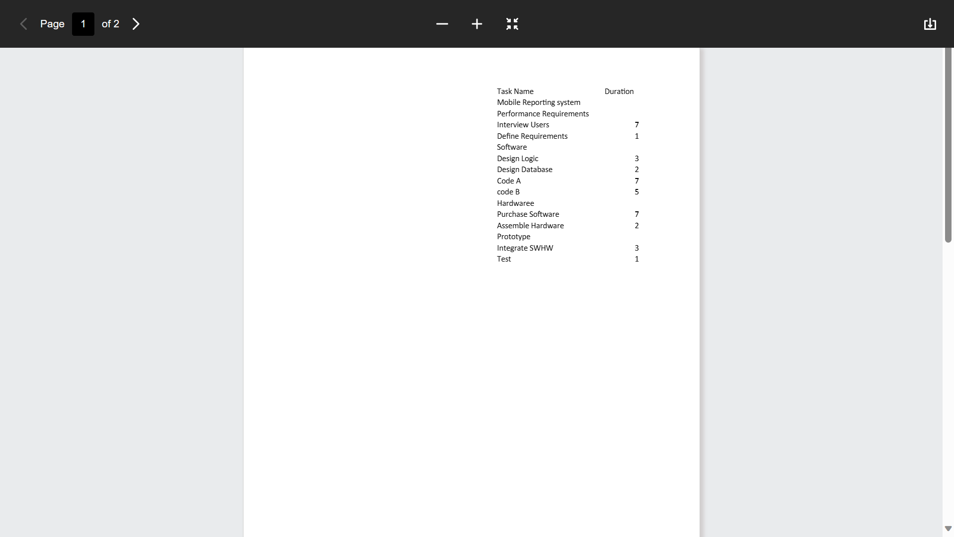Use the attached excel file to Create a MS Project File. when