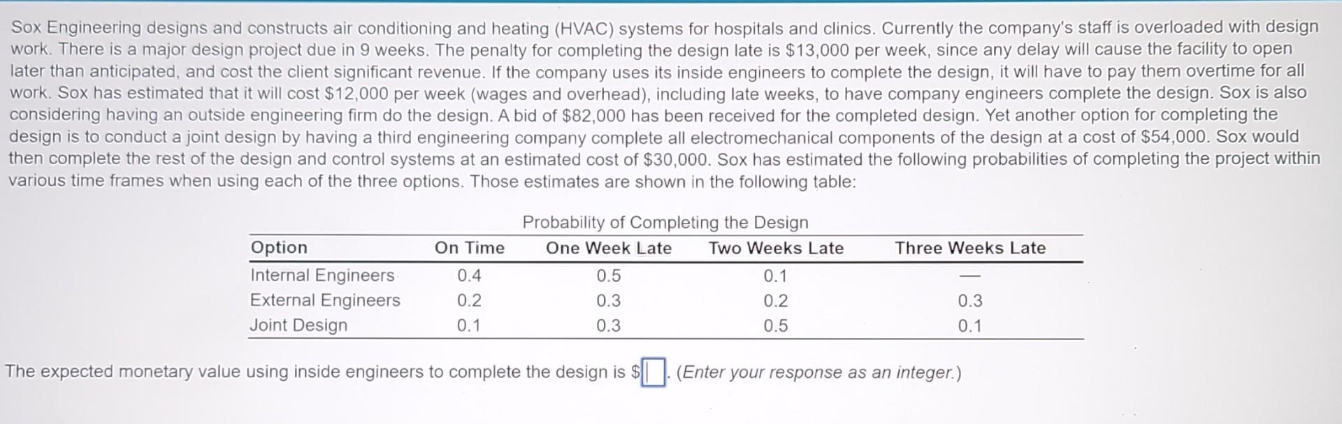 Sox Engineering designs and constructs air conditioning and heating (HVAC) systems