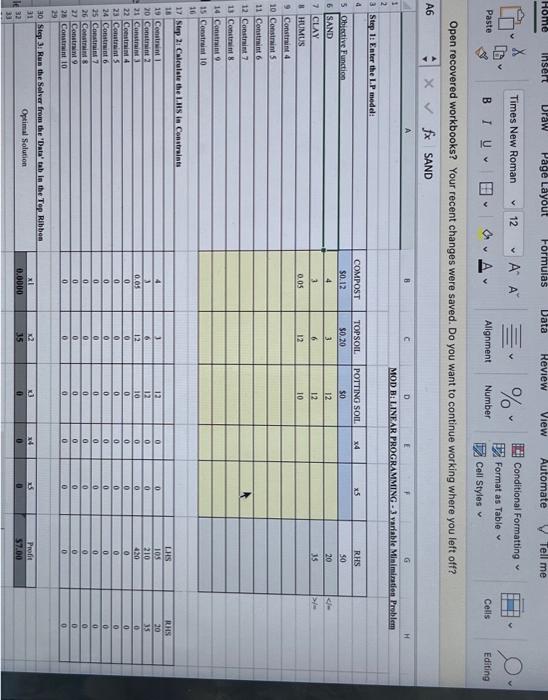 The Queen City Nursery manufactures bags of potting soil from compost and