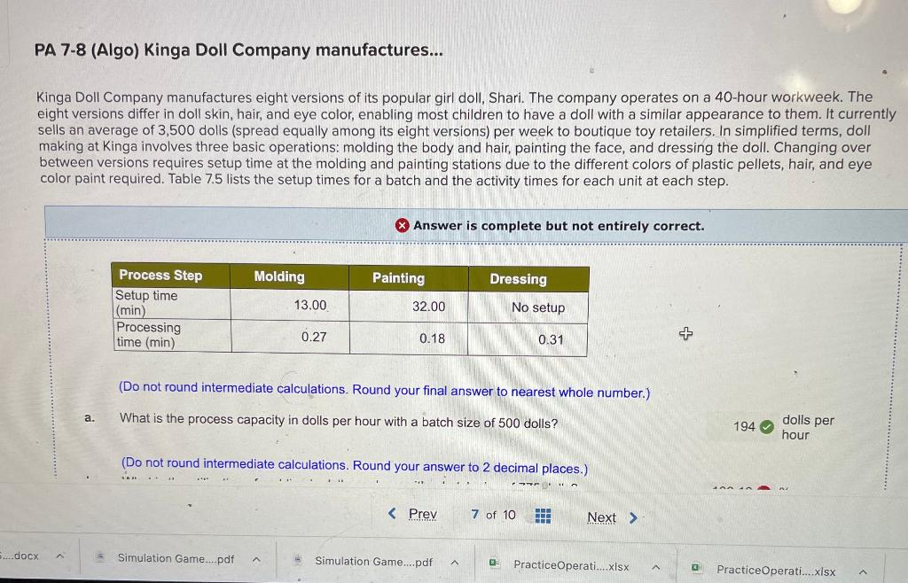 Please answer B and C please and thank you PA 7-8