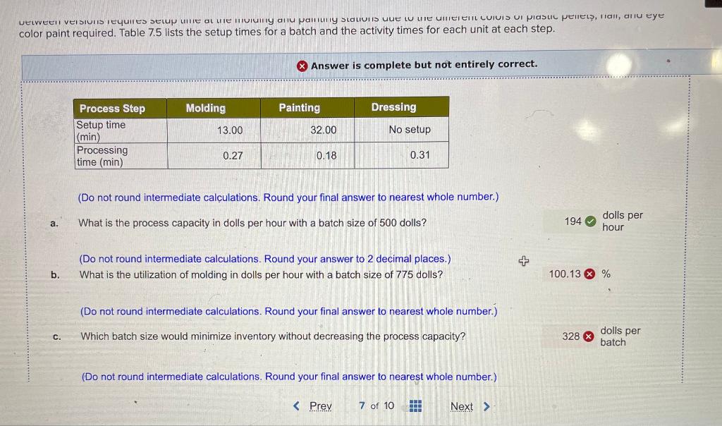 its popular girl doll, Shari. The company operates on a 40-hour workweek.