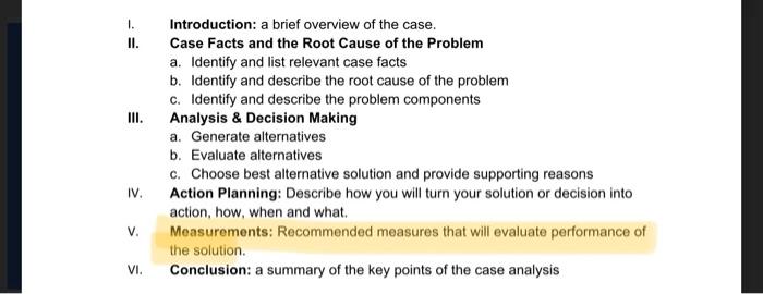  Need some guidance on this case study for the instruction that