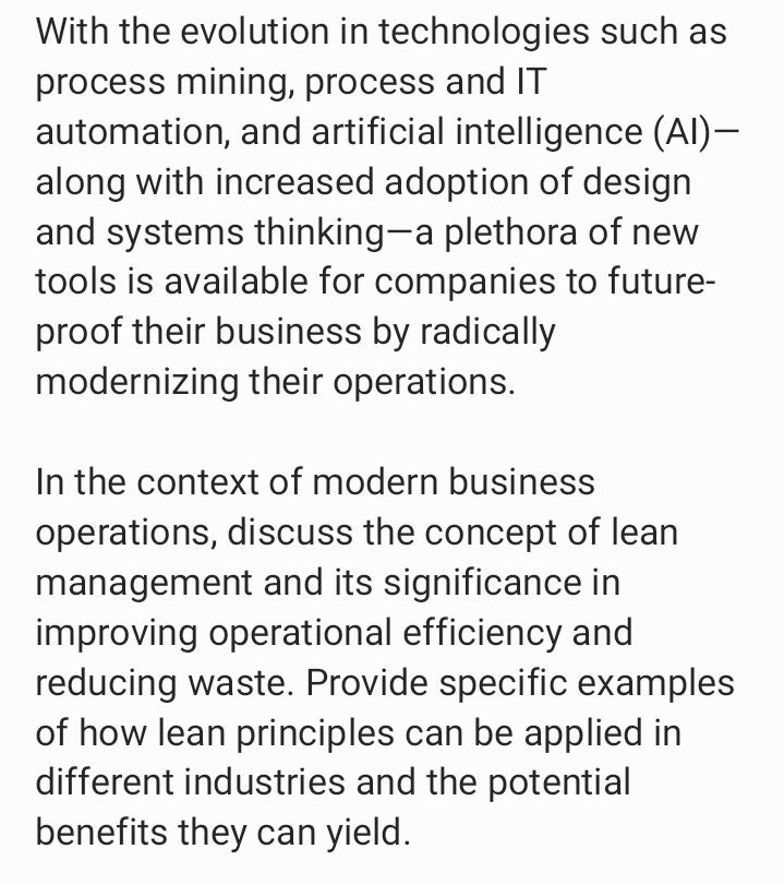 companies to futureproof their business by radically modernizing their operations. In this