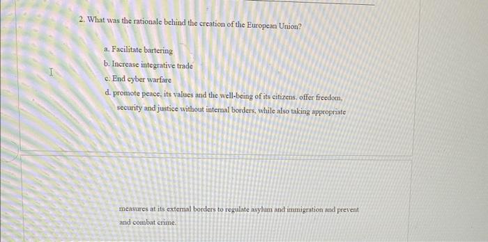 response Each question is worth five (5) marks; 1 for correctly indicating