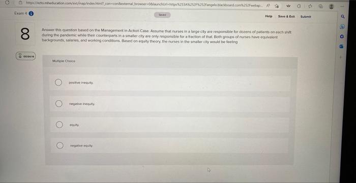  Answer this gaession based on the Maagerent in Action Case. Assume