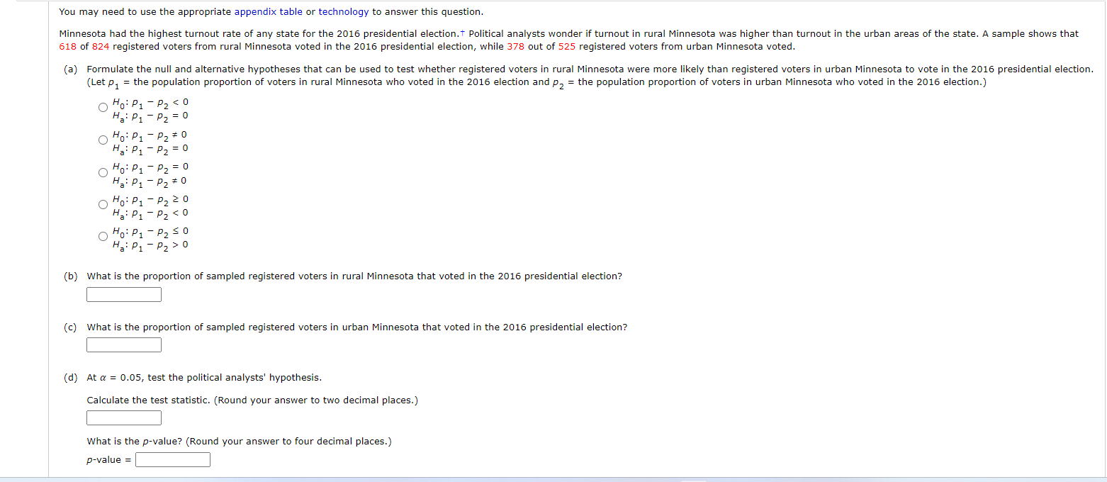 1250 The following results are for two independent samples taken from the