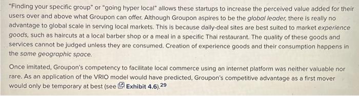 5e) explains the rise and fall of Groupon. The company's strategic vision