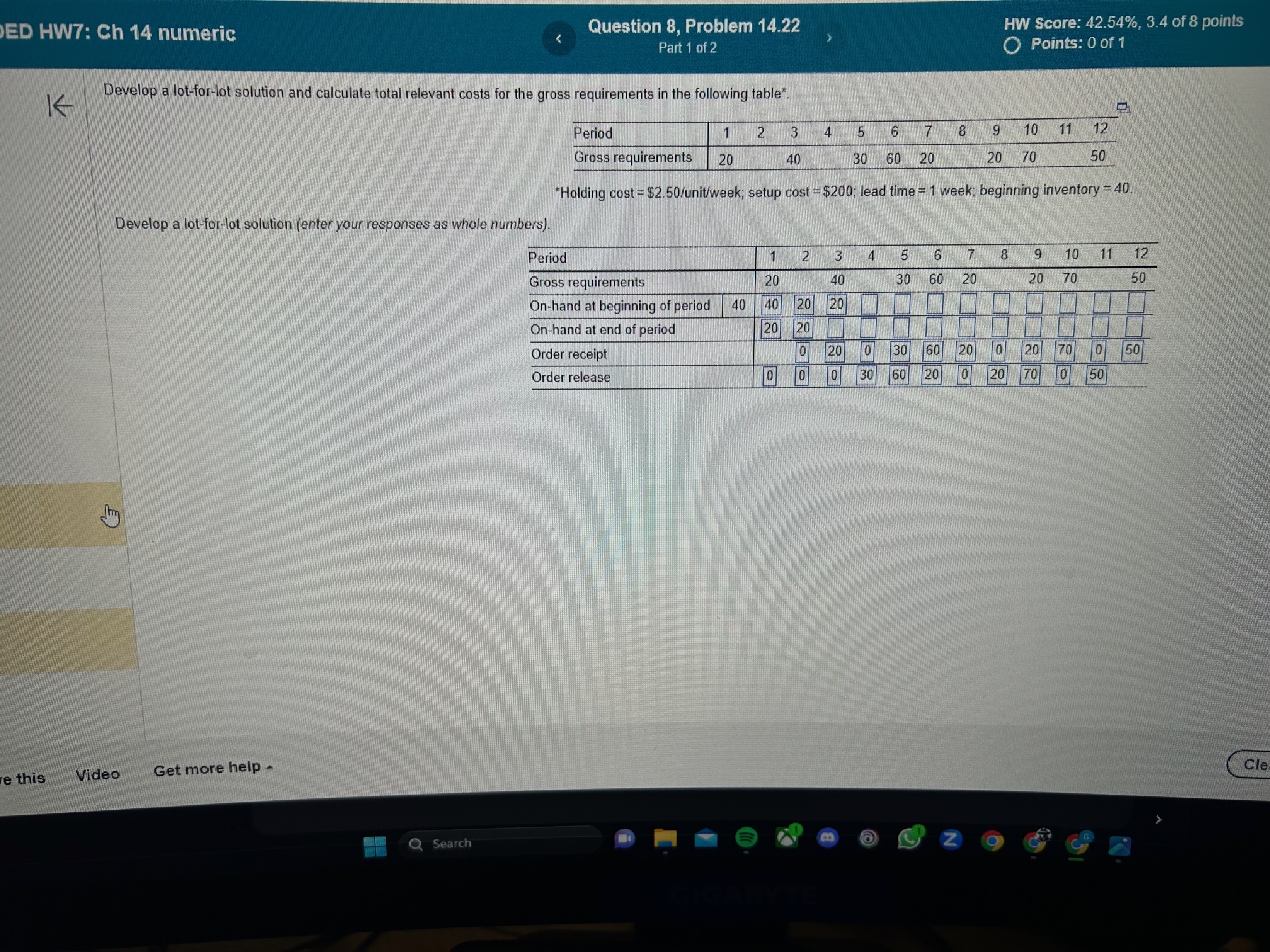 b) THE TOTAL COST IS ___ (ENTER YOUR RESPONSE AS A WHOLE