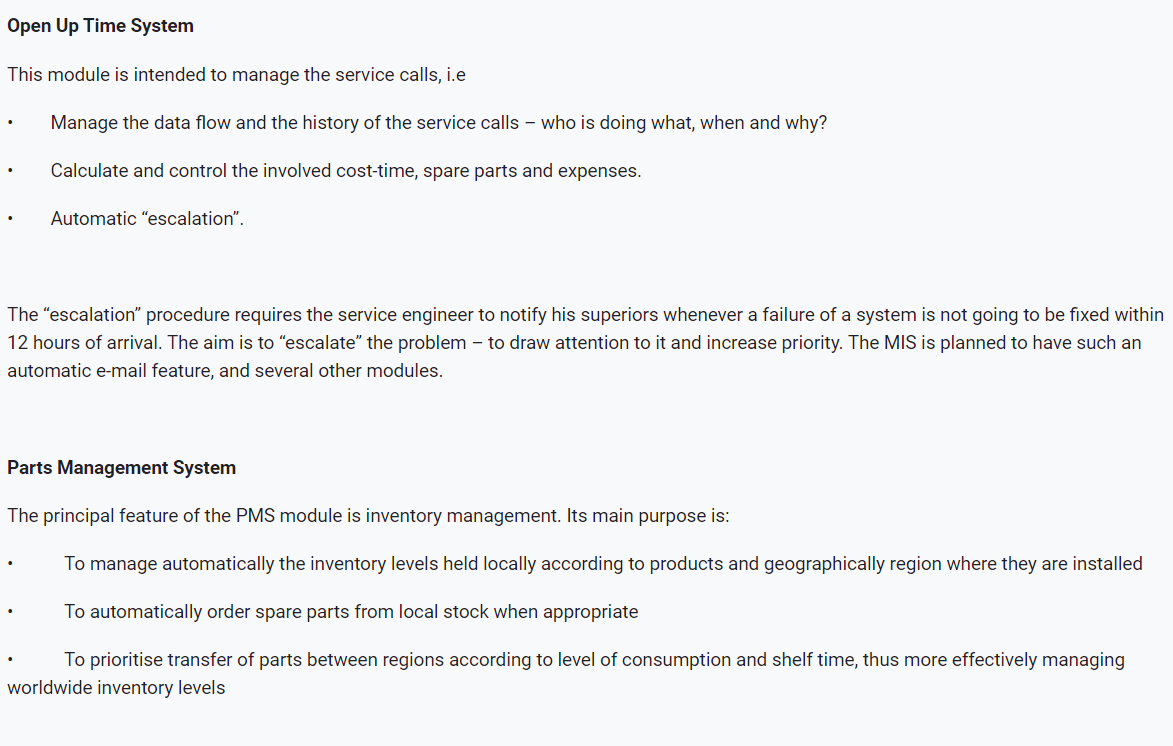 technology and systems are consistently reliable? c) What are the risks for