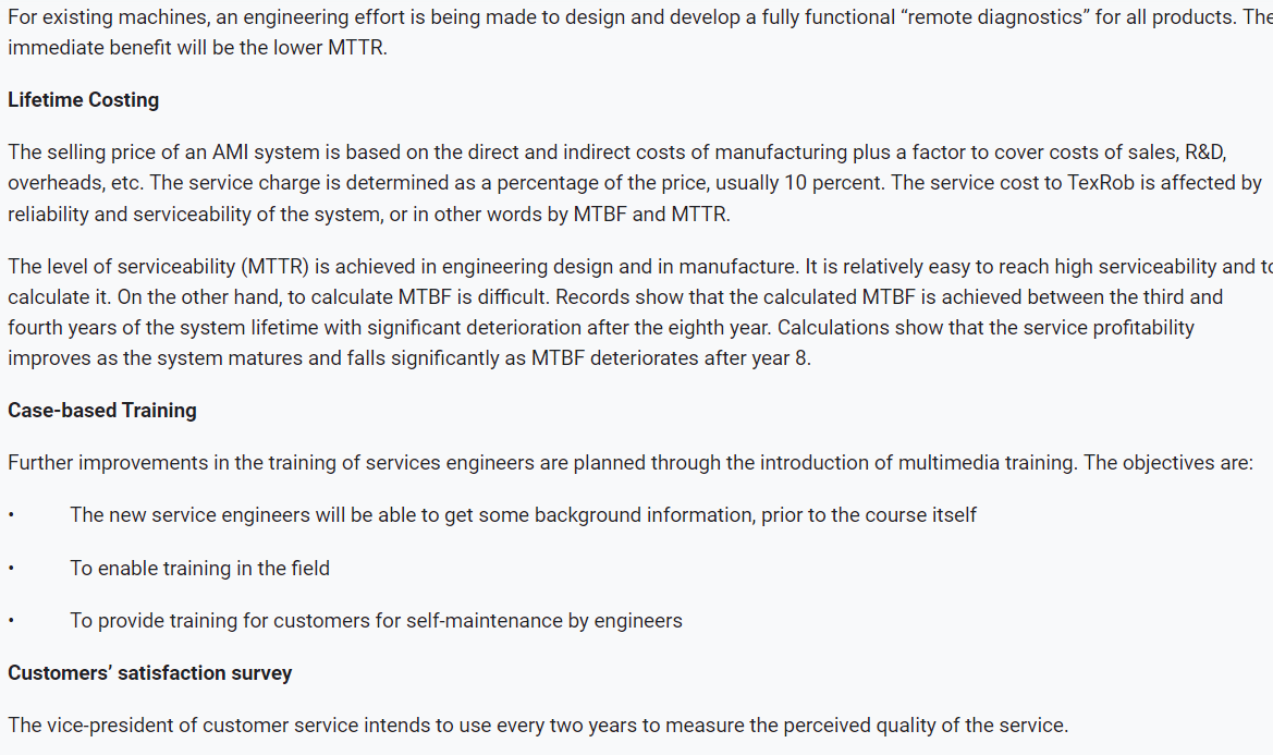 continue to function at capacity and how the customer manages these risks?