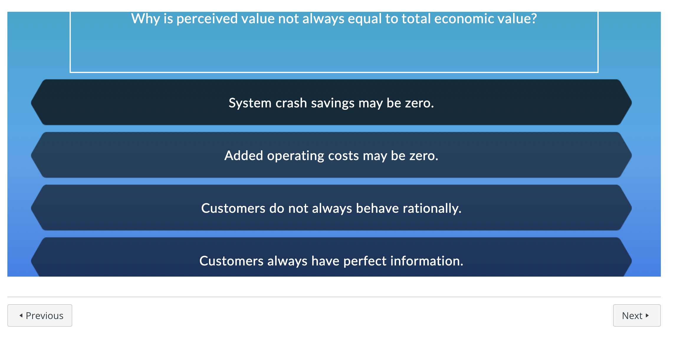 Why is perceived value not always equal to total economic value?