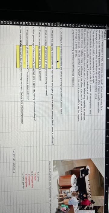 can anyone help with A,B,C, and G Problem 4 Cons der a