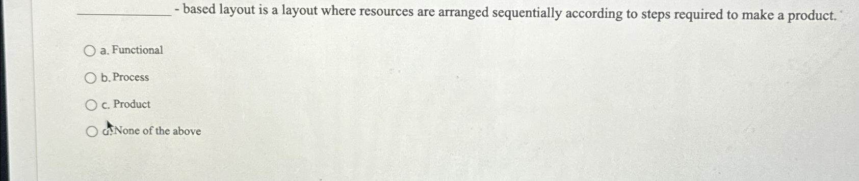 based layout is a layout where resources are arranged sequentially according