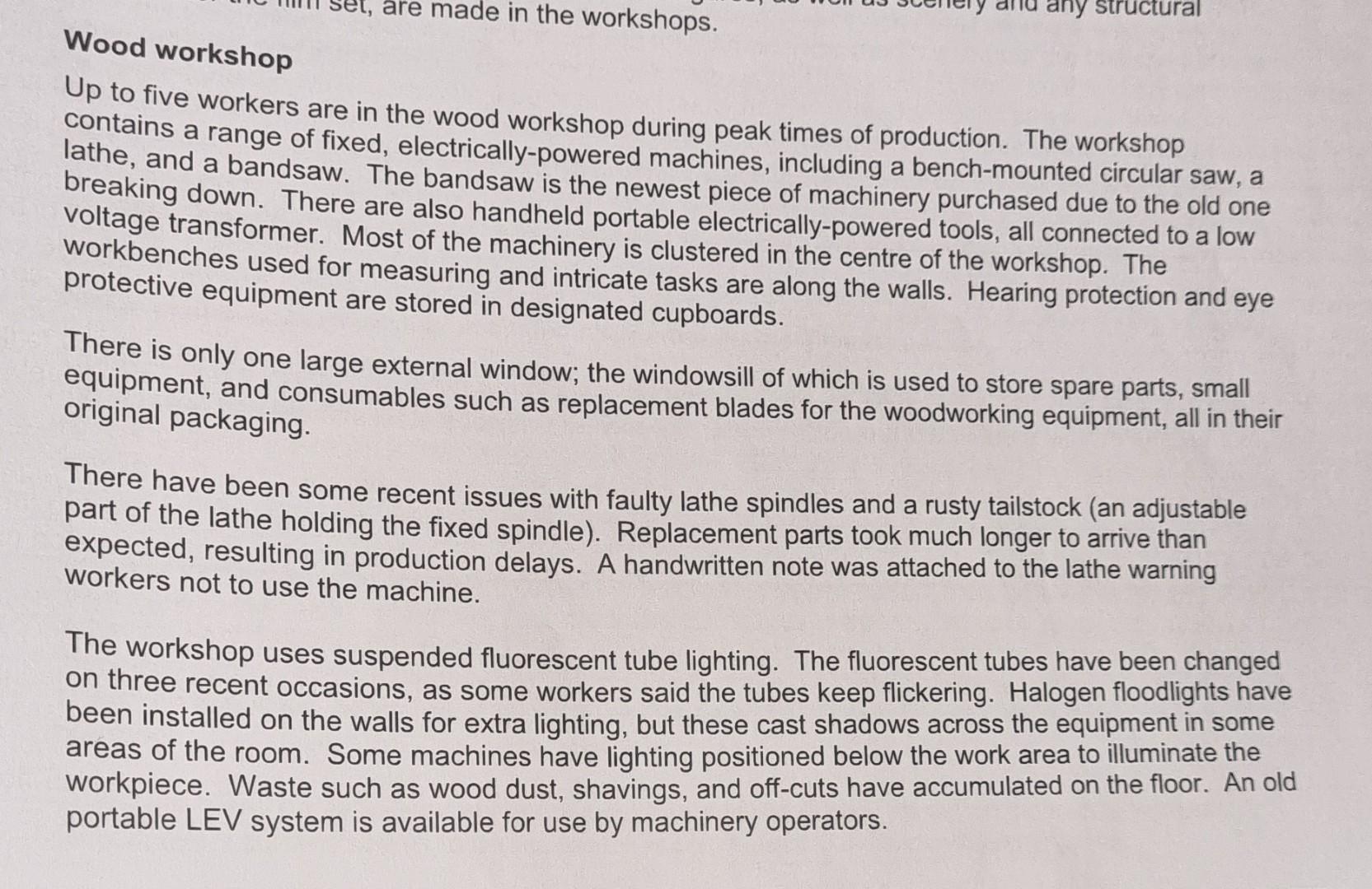 a) explain how well the health and safety risks while using the
