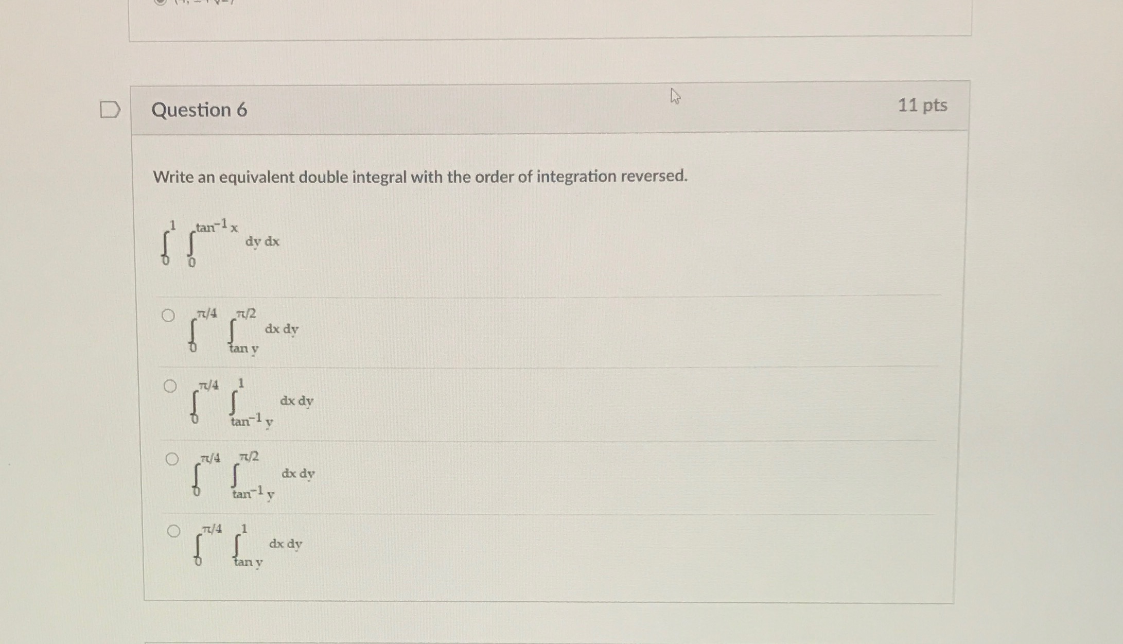 Thanks for any help D Question 6 11 pts Write an equivalent