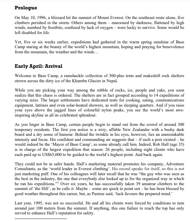  Analyze the group and individual tendencies as they affected the decision