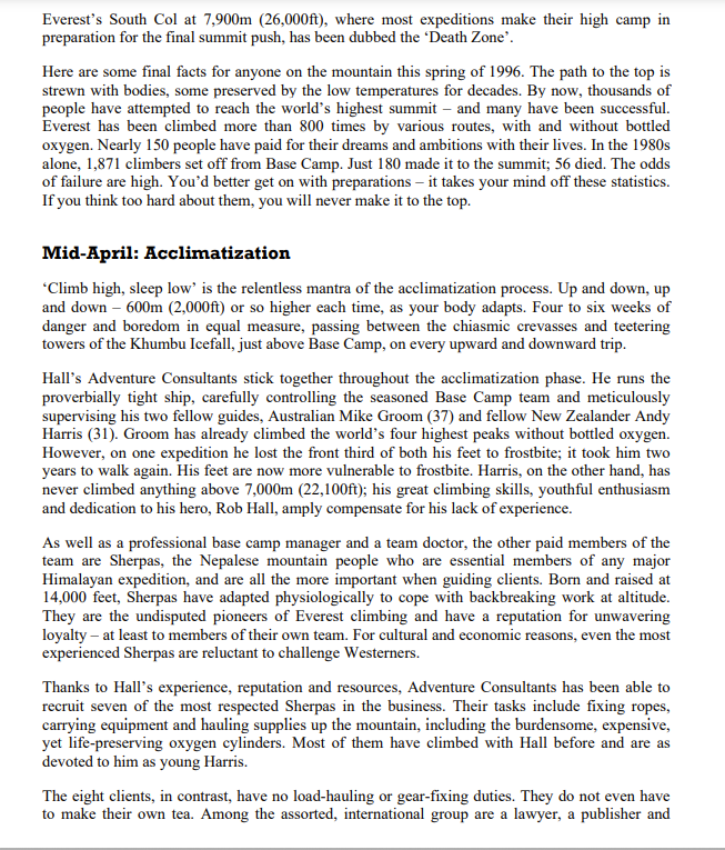 of the facts of the case in light of relevant empirical and