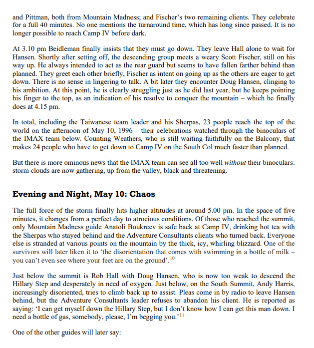 praying for benevolence from the mountain, the weather and the winds... Early