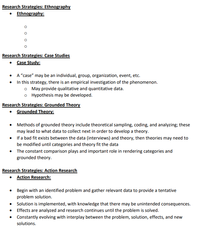 to address your research strategy, researcher interference, study setting, and time horizon