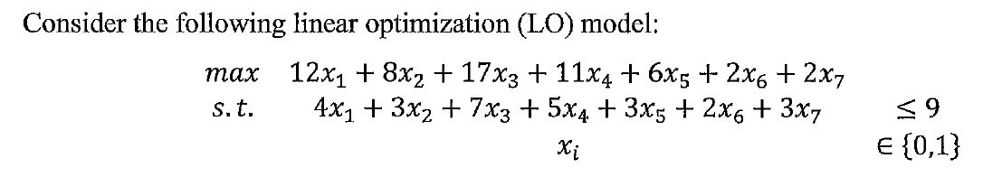 Using the duality theory and the optimal solution to the dual