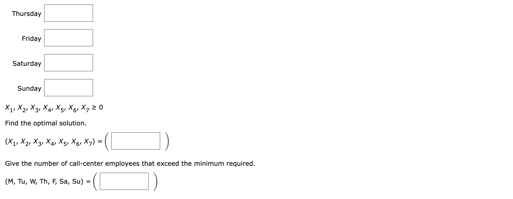 having too few results in very poor customer service and the potential