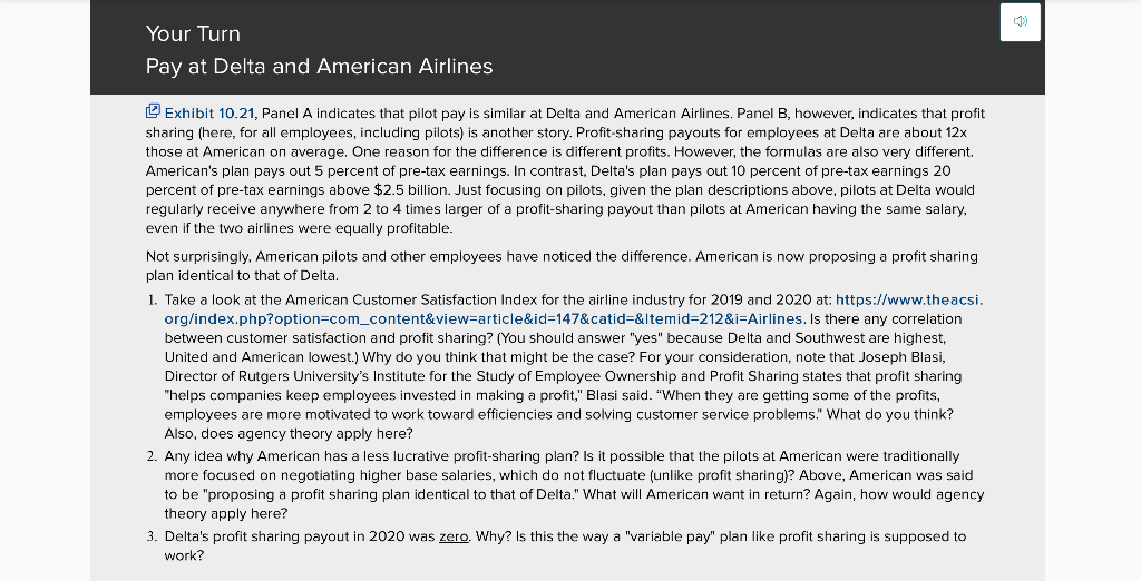 [ Exhibit 10.21, Panel A indicates that pilot pay is similar