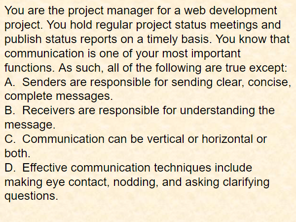 B. Confronting C. Norming D. Forcing You are the project manager tor