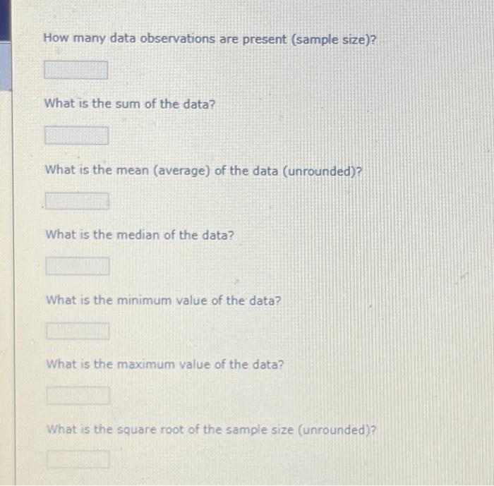  What is the value of the third observation when squared? What