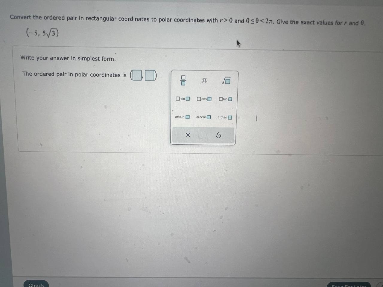 E O S41. 4 E O S36. 9' EQuestion 3 (5 points)