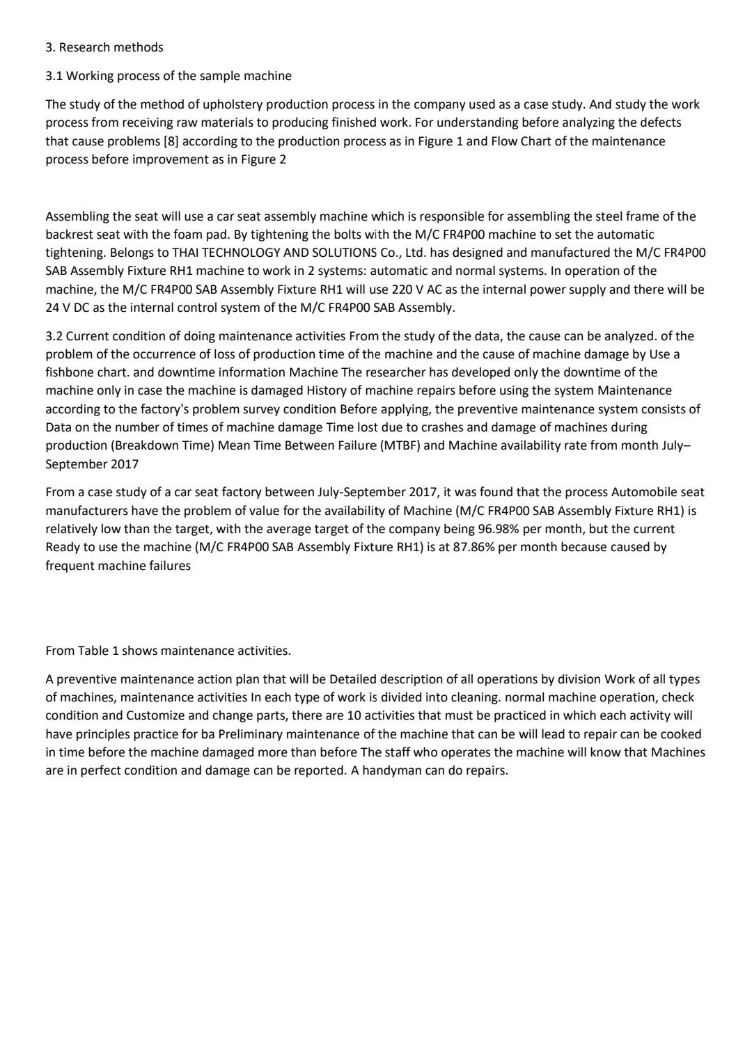 - A brief summary of the study process and case studies. -