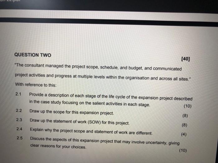 way that would not compromise their current level of service. Part of