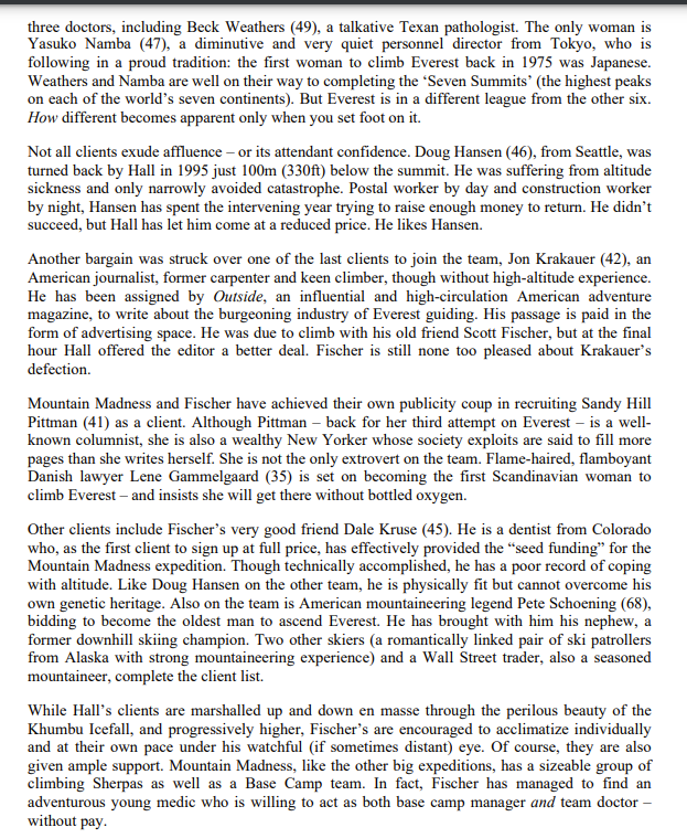 sound, and informed judgments Prologue On May 10, 1996, a blizzard hit